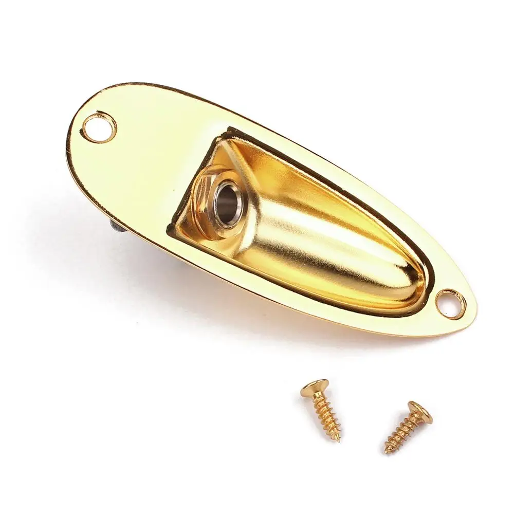 Boat Shaped Socket Electric Guitar Jack Plate Right Angle Output Input Endpin 1 4 Inch Copper Iron Durable Style Bass
Boat Shaped Socket Electric Guitar Jack Plate Right Angle Output Input Endpin 1 4 Inch Copper Iron Durable Style Bass