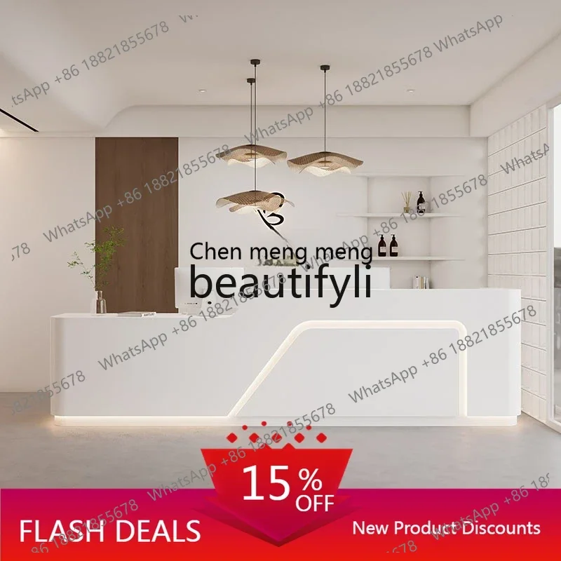 Beauty salon front desk checkout page Cream wind skin management dance training class reception deskE5556
Beauty salon front desk checkout page Cream wind skin management dance training class reception deskE5556