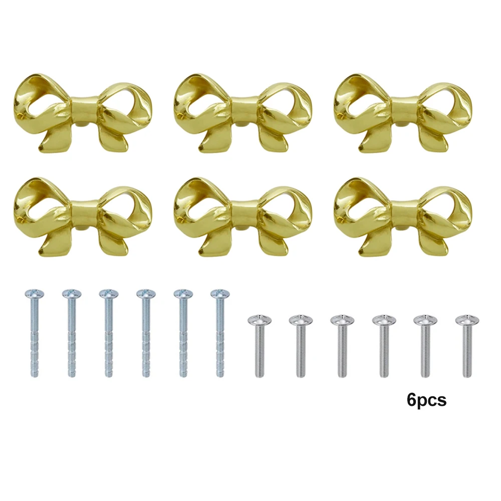 4pcs/6pcs Gold Color Bow Cabinet Copper Decor Pulls DIY Drawer Handle Pulls for Cupboard Wardrobe Closet Furniture Hardware
4pcs/6pcs Gold Color Bow Cabinet Copper Decor Pulls DIY Drawer Handle Pulls for Cupboard Wardrobe Closet Furniture Hardware