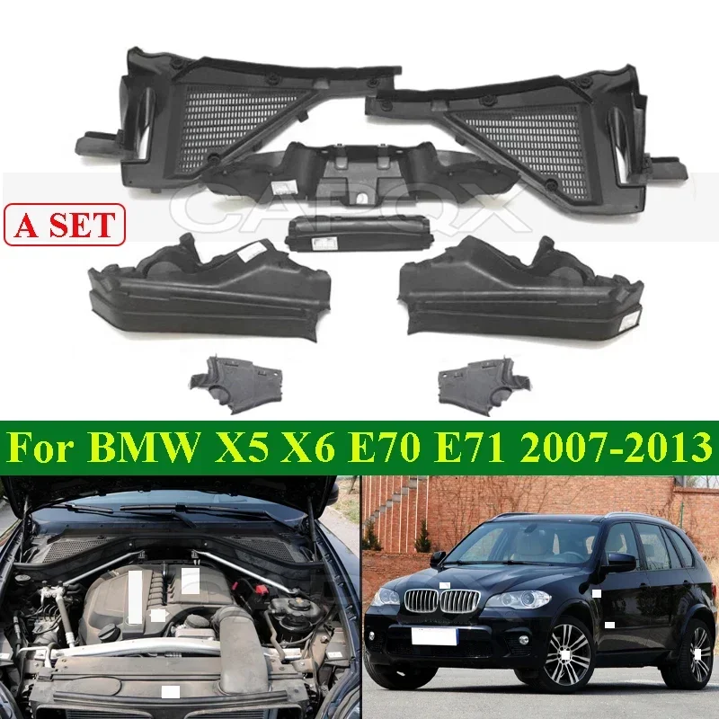 Тепловой экран двигателя CAPQX, перегородка отсека для брандмауэра для BMW X5 X6 E70 E71 2007-2013, перегородка верхнего отделения двигателя
Тепловой экран двигателя CAPQX, перегородка отсека для брандмауэра для BMW X5 X6 E70 E71 2007-2013, перегородка верхнего отделения двигателя