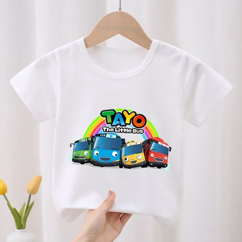 Tayo the Little Bus Print Kids T-shirt Children's Clothes 2026 Summer Cartoon Cute Baby Girls Clothing Boys Short Sleeve T shirt
Tayo the Little Bus Print Kids T-shirt Children's Clothes 2026 Summer Cartoon Cute Baby Girls Clothing Boys Short Sleeve T shirt