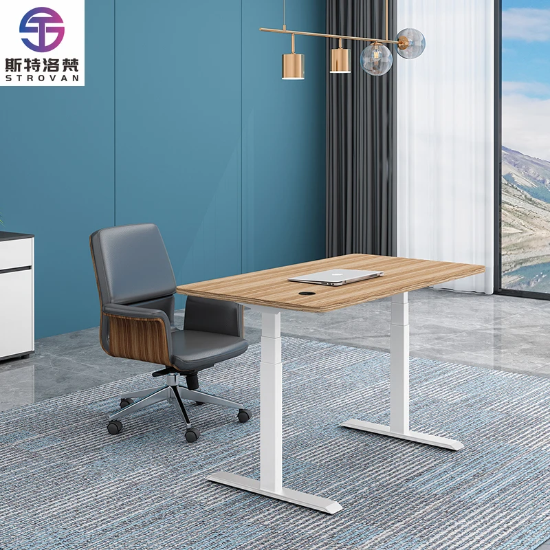 Modern Design Wooden Electric Desktop Lifting Desk Ergonomic Height Adjustable Dual Motor Table for Home Office & School
Modern Design Wooden Electric Desktop Lifting Desk Ergonomic Height Adjustable Dual Motor Table for Home Office & School