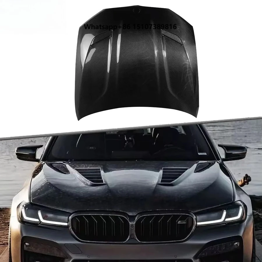 High Quality Dry Carbon Fiber V Style Engine Bonnet Engine Hood Replacement for 5 Series F90 M5 G30 G38 2017+ Car Parts
High Quality Dry Carbon Fiber V Style Engine Bonnet Engine Hood Replacement for 5 Series F90 M5 G30 G38 2017+ Car Parts