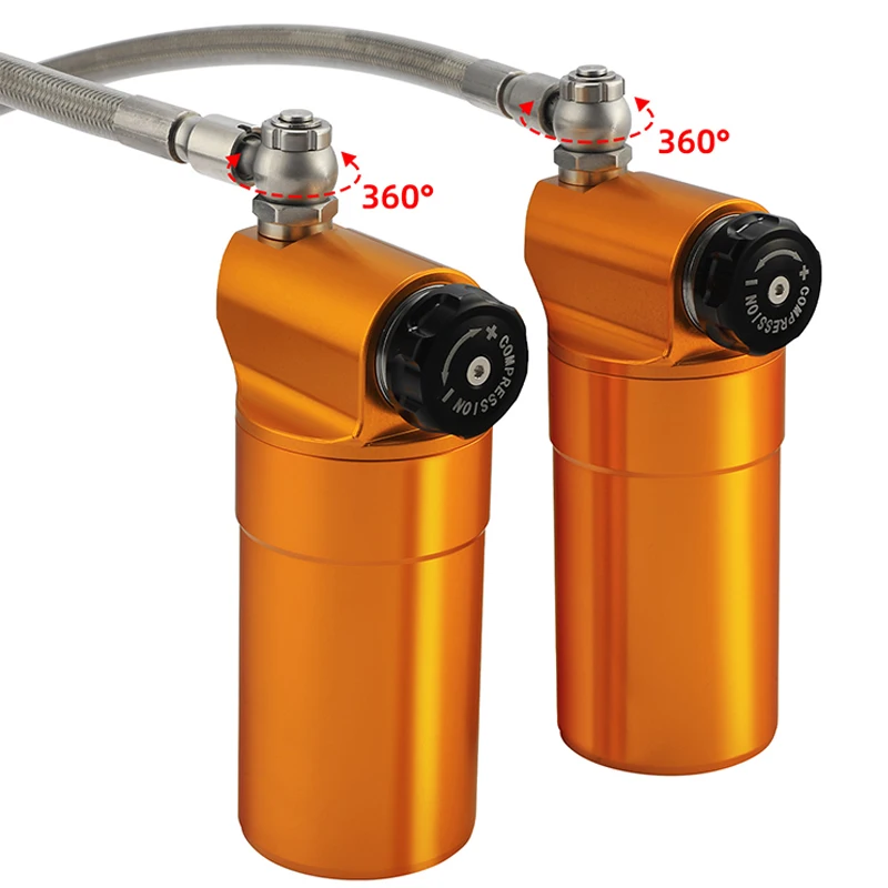Remote Reservoir Rear Suspension Shocks For Harley Touring CVO Road Glide Limited Street Glide FLHX Road King Special Ultra
Remote Reservoir Rear Suspension Shocks For Harley Touring CVO Road Glide Limited Street Glide FLHX Road King Special Ultra