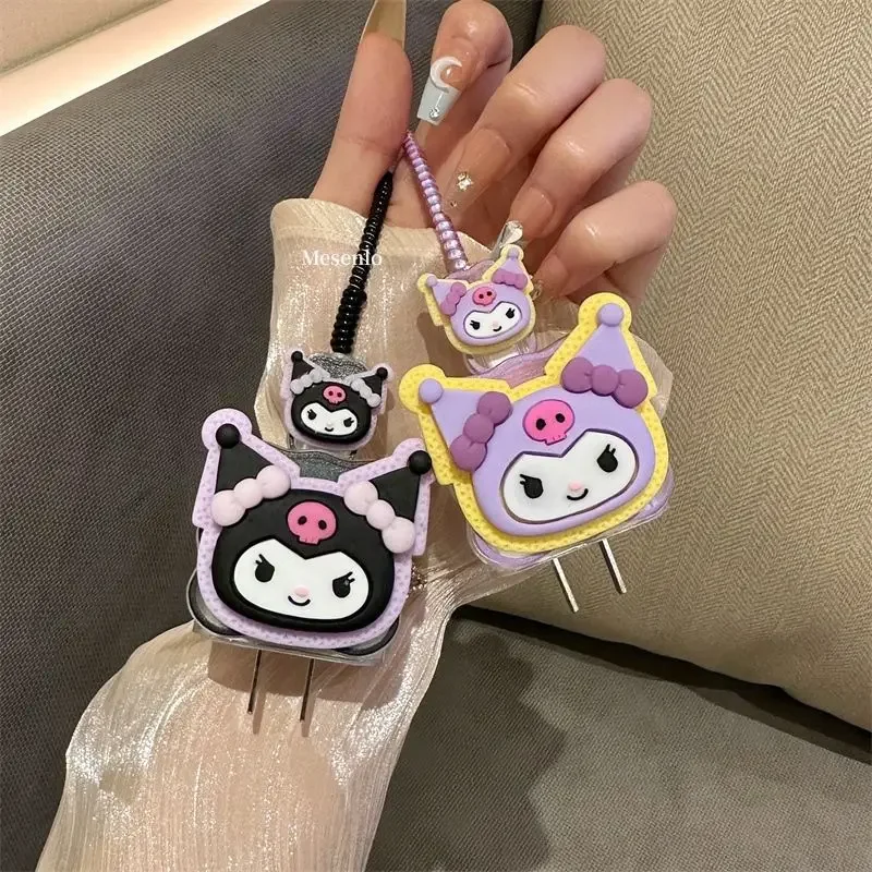 New Cute Sanrio Anime Cable Protective Cover for iPhone/iPad 18W/20W Charger Protective Cover Cartoon Phone Cord Storage Box
New Cute Sanrio Anime Cable Protective Cover for iPhone/iPad 18W/20W Charger Protective Cover Cartoon Phone Cord Storage Box
