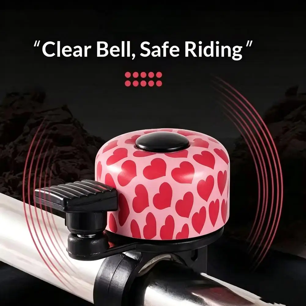 Pink Bicycle Bell Cute Heart Pattern Mini Bike Horn Universal Loud Clear Horn Road MTB Scooter Handlebar Alarm Bell
Pink Bicycle Bell Cute Heart Pattern Mini Bike Horn Universal Loud Clear Horn Road MTB Scooter Handlebar Alarm Bell