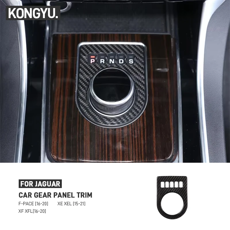 For Jaguar F-Pace XF XFL XE XEL Real Carbon Fiber Car Gear Shift Knob Panel Trim Cover Decorative Sticker Interior Accessories
For Jaguar F-Pace XF XFL XE XEL Real Carbon Fiber Car Gear Shift Knob Panel Trim Cover Decorative Sticker Interior Accessories