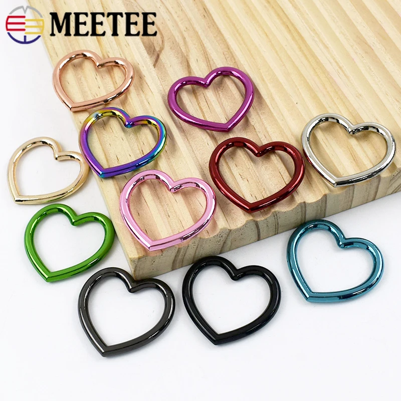 5-20Pcs Metal O Ring Buckles Heart Shape Bag Strap Clasp Webbing Belt Connector Hook Backpack Adjuster Rings Sewing Accessories 
5-20Pcs Metal O Ring Buckles Heart Shape Bag Strap Clasp Webbing Belt Connector Hook Backpack Adjuster Rings Sewing Accessories
