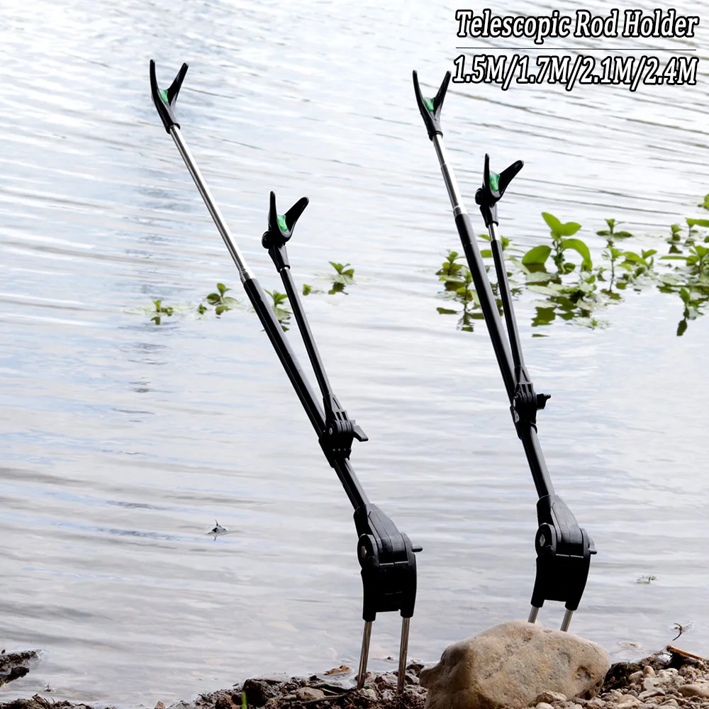 High Quality 1.5/1.7/2.1/2.4m Stainless Steel Telescoping Fishing Pole Hand Rod Holder Stand Bracket Adjustable Fishing Tackle
High Quality 1.5/1.7/2.1/2.4m Stainless Steel Telescoping Fishing Pole Hand Rod Holder Stand Bracket Adjustable Fishing Tackle