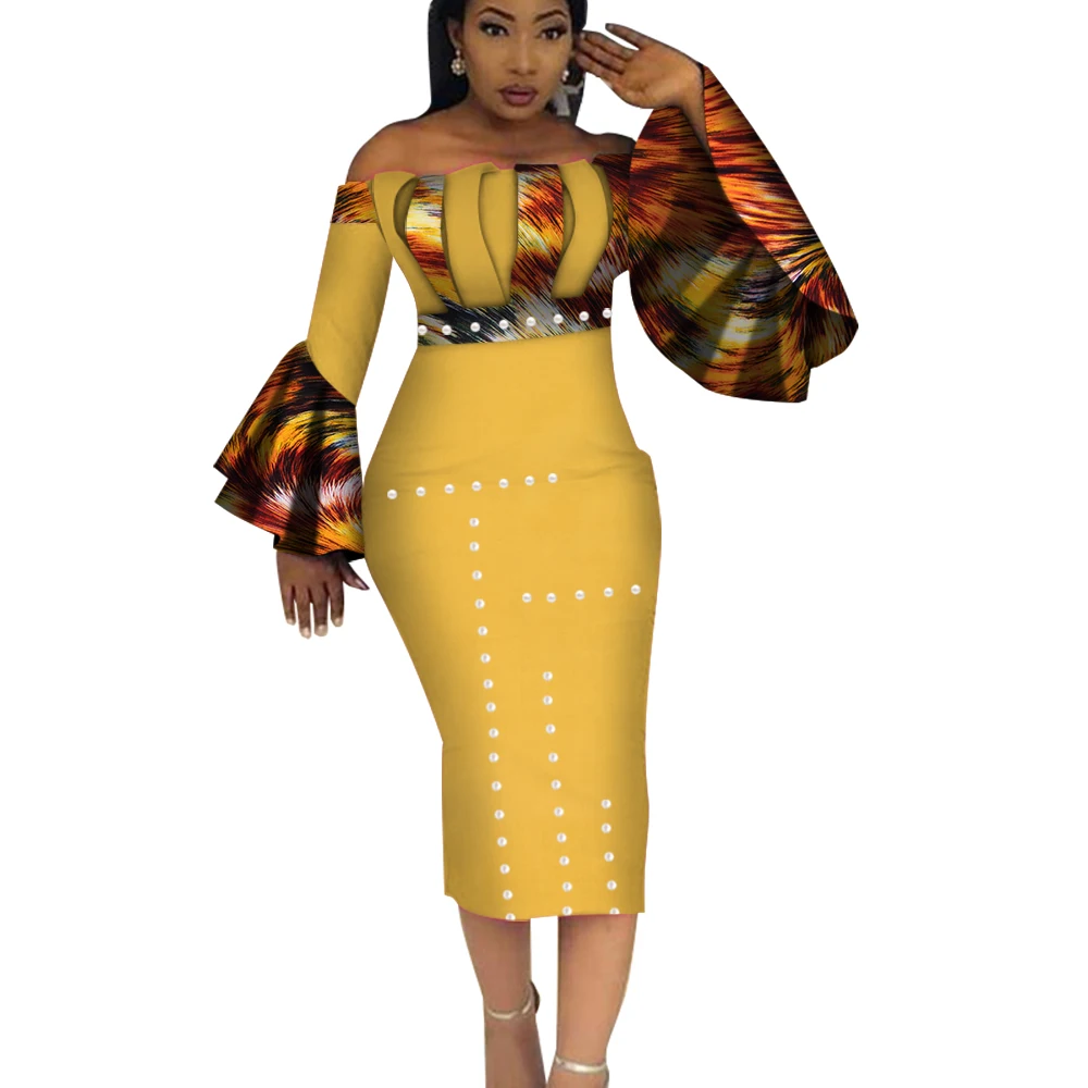 African Printed Women's Dress Patchwork Fashion Ankara Wedding Party Clothing Church Dresses for Women Wy3208
African Printed Women's Dress Patchwork Fashion Ankara Wedding Party Clothing Church Dresses for Women Wy3208