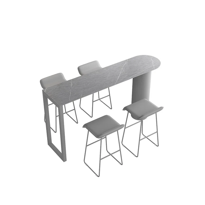 Nordic light luxury rock slab mid-island dining table integrated modern simple small apartment home bar table and chair combinat
Nordic light luxury rock slab mid-island dining table integrated modern simple small apartment home bar table and chair combinat