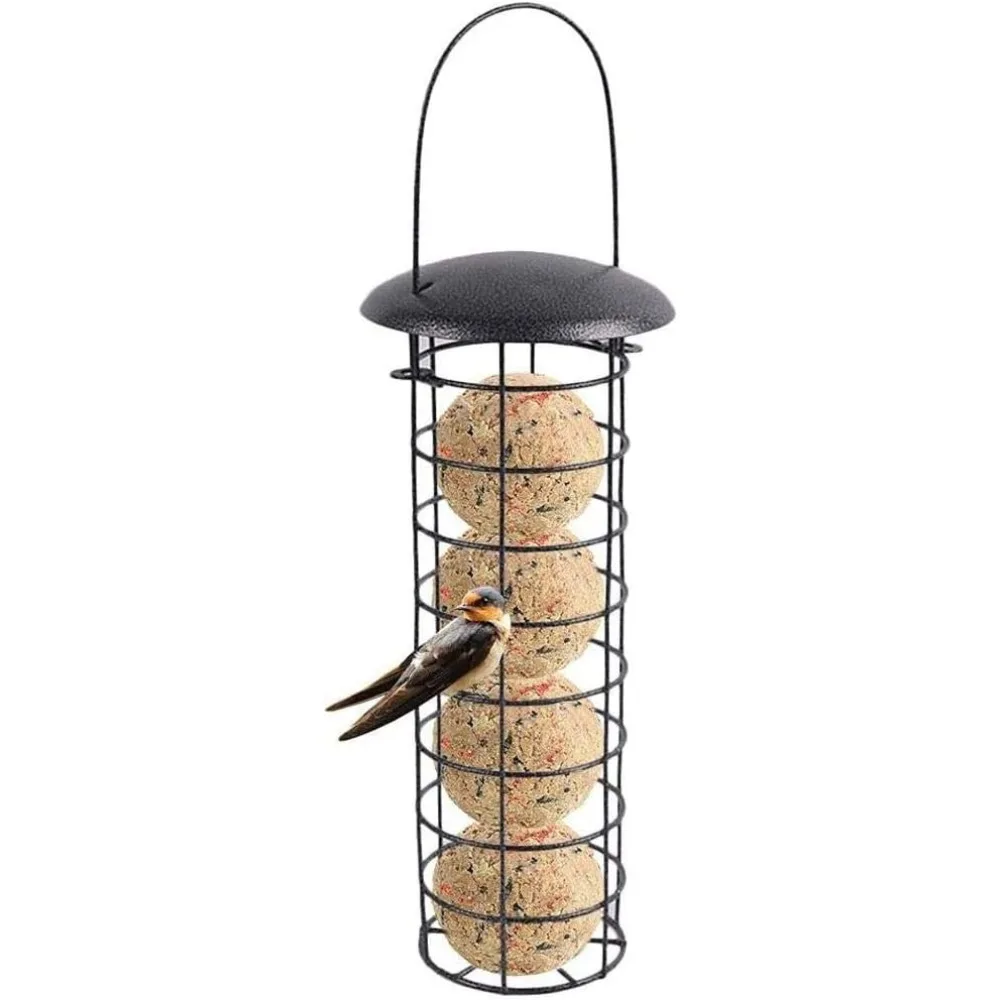 Bird Feeder for Outside, Metal Hanging Tube Bird Feeders, for Garden Yard Outdoor, Balcony Hanging Mesh Bird Feeder for Other Wi
Bird Feeder for Outside, Metal Hanging Tube Bird Feeders, for Garden Yard Outdoor, Balcony Hanging Mesh Bird Feeder for Other Wi