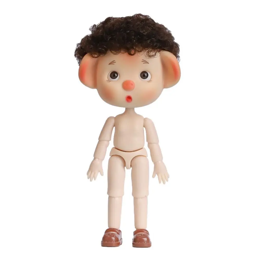 Beautiful 1/12 BJD Movable Joint Doll Body Pig Head Toys Nude 12 Ball Jointed Doll Moveable DIY Doll Head with Hair Girl
Beautiful 1/12 BJD Movable Joint Doll Body Pig Head Toys Nude 12 Ball Jointed Doll Moveable DIY Doll Head with Hair Girl
