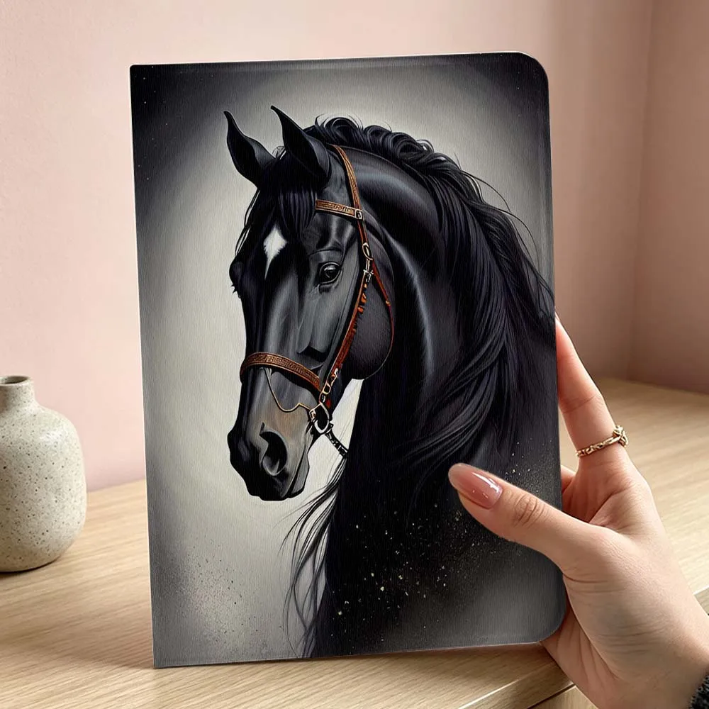 Luxury Black Horse Pattern Soft For iPad Pro Air mini 7 6 5 4 3 2 1 9gen 8gen M5 M4 11th 10th A17 Pro A16 Inch Tablet Case
Luxury Black Horse Pattern Soft For iPad Pro Air mini 7 6 5 4 3 2 1 9gen 8gen M5 M4 11th 10th A17 Pro A16 Inch Tablet Case