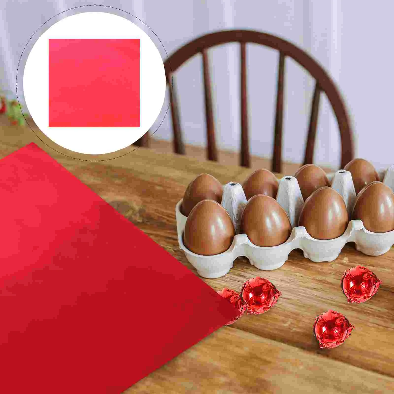 100pcs Food Packaging Aluminum Wedding Candy Wrapper Chocolate Tea Packing Foil for Home Shop Red
100pcs Food Packaging Aluminum Wedding Candy Wrapper Chocolate Tea Packing Foil for Home Shop Red