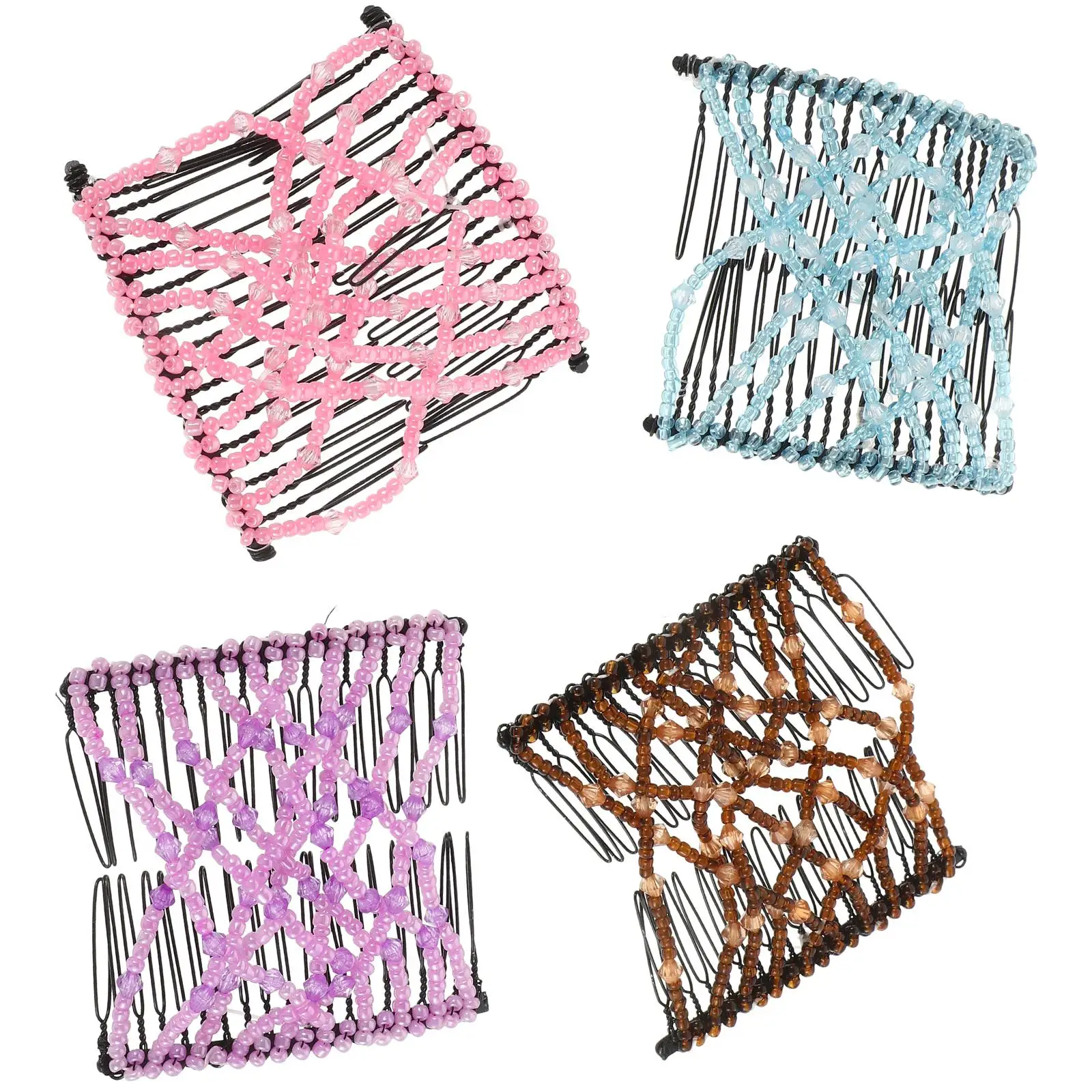 4Pcs Beaded Combs Clips Stainless Hair Combs Accessories Steel Accessories Strong Lightweight Various Hairstyles Hairpins
4Pcs Beaded Combs Clips Stainless Hair Combs Accessories Steel Accessories Strong Lightweight Various Hairstyles Hairpins