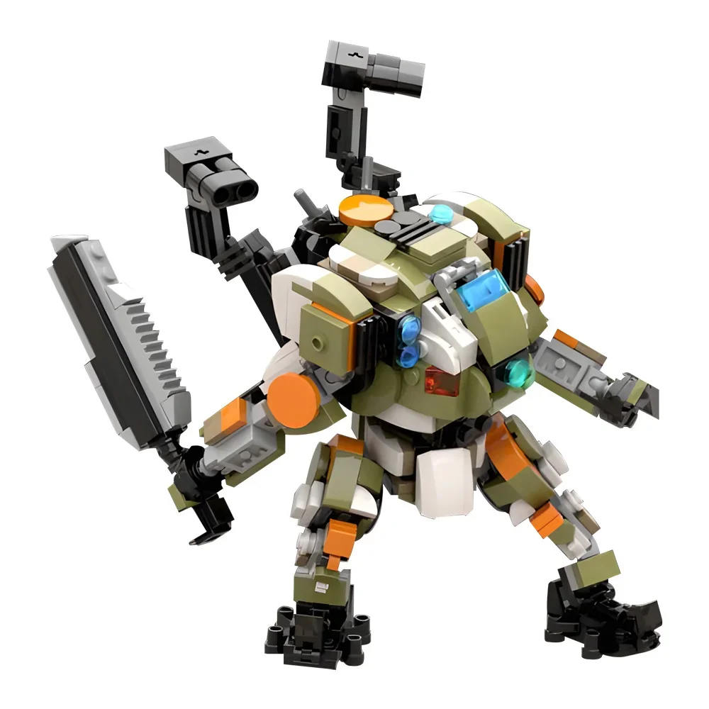 MOC-165864 Popular Games Titanfall 2 Mecha Bricks Model BT 7274 Titan Battle Robot DIY Building Blocks Assemble Toys Kids Gifts
MOC-165864 Popular Games Titanfall 2 Mecha Bricks Model BT 7274 Titan Battle Robot DIY Building Blocks Assemble Toys Kids Gifts