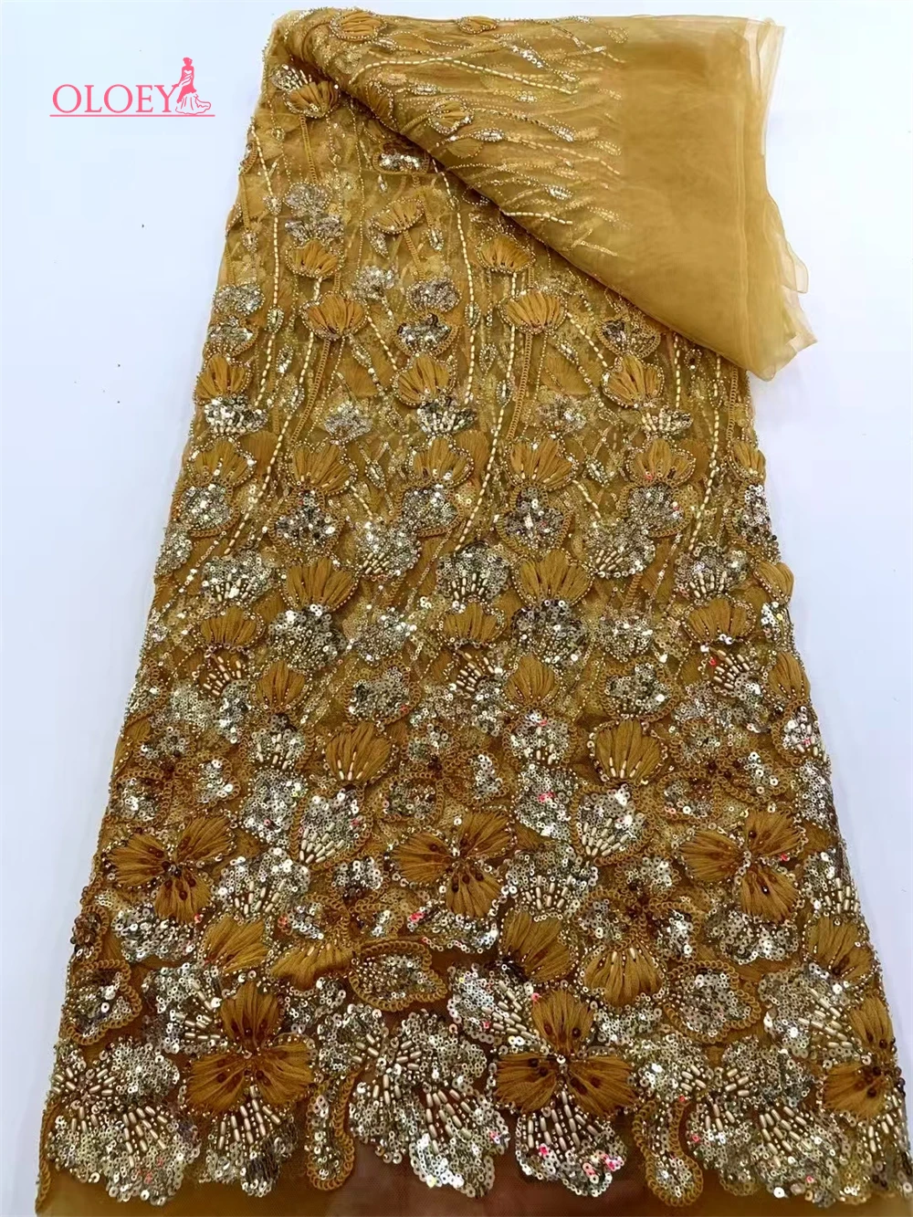 Latest Hot Sale Fashion Africa Lace Fabric High Quality Handmade Embroidery Lace With Beads Sequins Party For Wedding Dress 
Latest Hot Sale Fashion Africa Lace Fabric High Quality Handmade Embroidery Lace With Beads Sequins Party For Wedding Dress