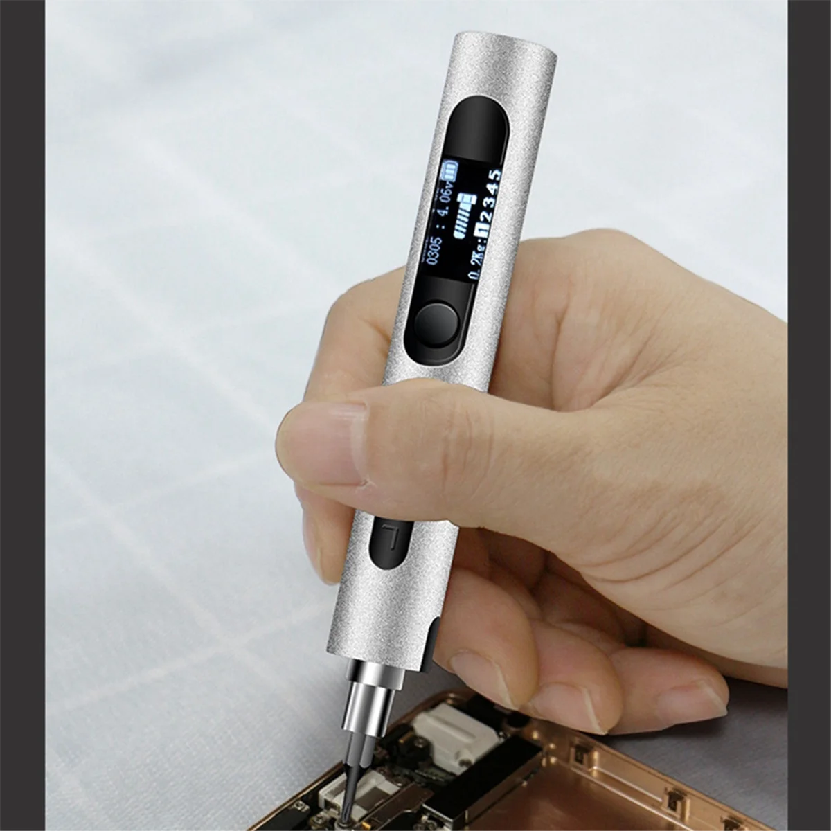 BOFOF Electric Screwdriver Set with Dual Torque Adjustment Function 32 in 1 Mobile Phone and Tablet Repair Special Tool Silver
BOFOF Electric Screwdriver Set with Dual Torque Adjustment Function 32 in 1 Mobile Phone and Tablet Repair Special Tool Silver