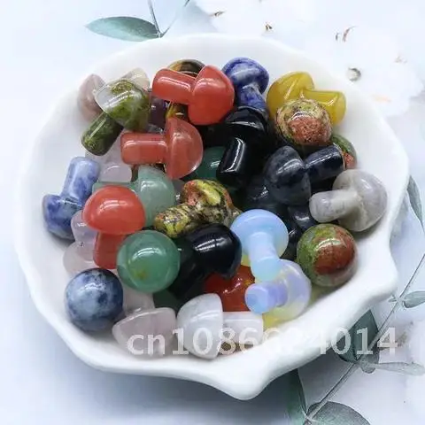Quartz Crystal Mini Mushroom Statue Crystal Massage Wand Natural Stone Kawaii Room Decor Gift Home Decoration Accessories
Quartz Crystal Mini Mushroom Statue Crystal Massage Wand Natural Stone Kawaii Room Decor Gift Home Decoration Accessories
