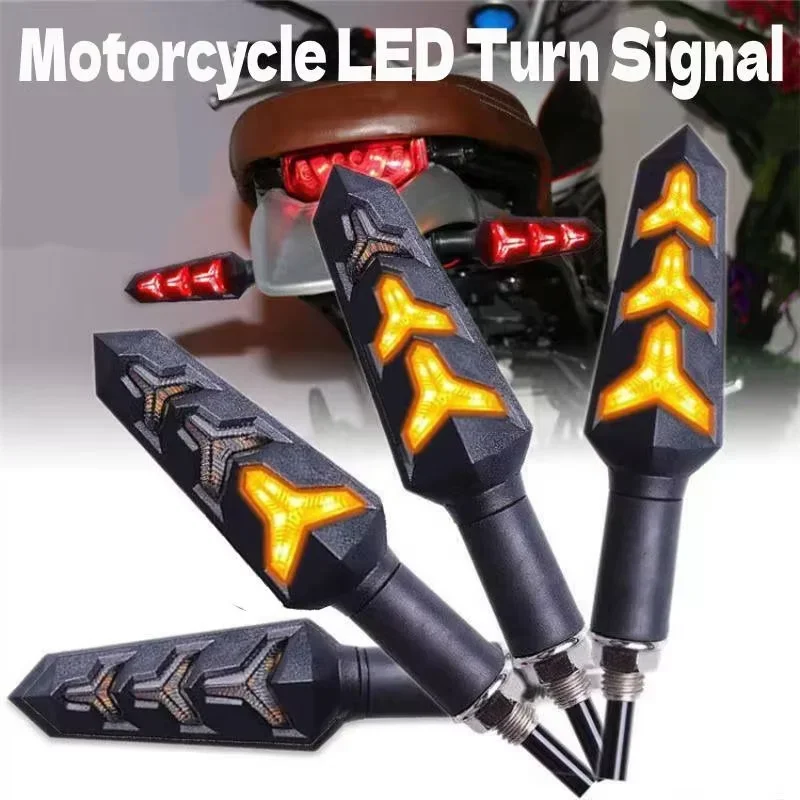 Motorcycle Turn Signal LED Lights Sequential Flowing Water Motorcycle Flash Indicator Lamp 10mm Dual-color LED Turn Signal Light
Motorcycle Turn Signal LED Lights Sequential Flowing Water Motorcycle Flash Indicator Lamp 10mm Dual-color LED Turn Signal Light