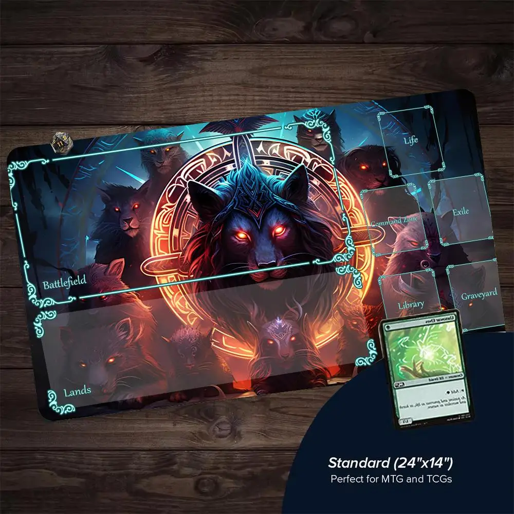 rubber anti-slip Magic playmat edge locking pc accessories Trading Card Game gaming mats Dark Fantasy Animal Clan Non-Slip Desk
rubber anti-slip Magic playmat edge locking pc accessories Trading Card Game gaming mats Dark Fantasy Animal Clan Non-Slip Desk