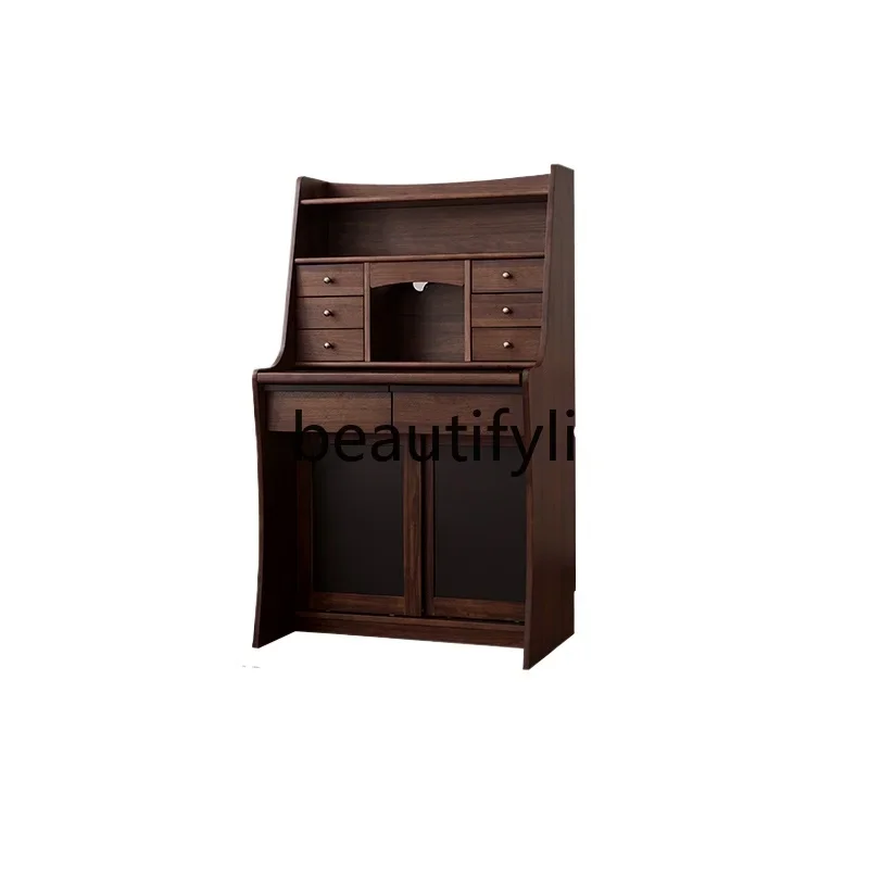 zqxRetro solid wood dresser makeup table master bedroom bedside cabinet small apartment desk locker
zqxRetro solid wood dresser makeup table master bedroom bedside cabinet small apartment desk locker