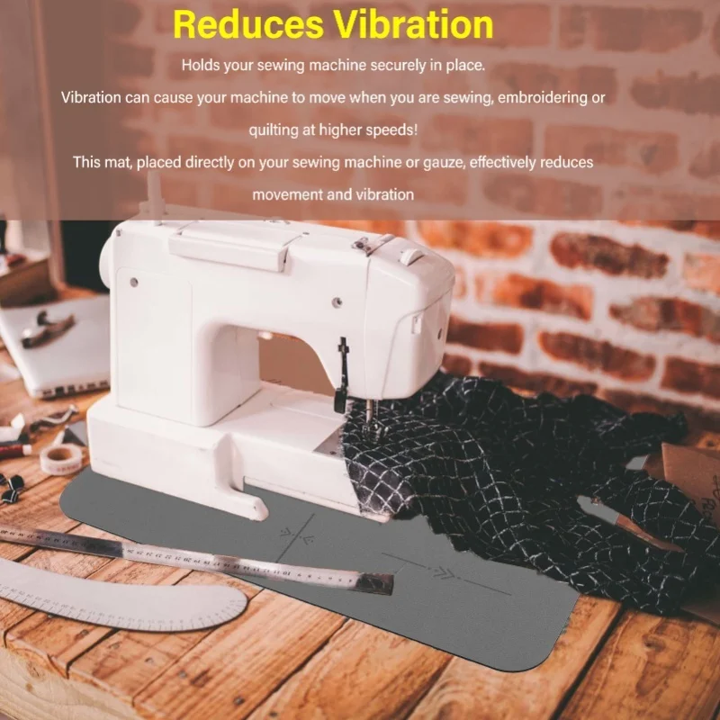 Sewing Machine Muffling Mat Reduce Sewing Machine Vibrations Movement And Slipping PU Rubber Sewing Machine Pad Golden Brown
Sewing Machine Muffling Mat Reduce Sewing Machine Vibrations Movement And Slipping PU Rubber Sewing Machine Pad Golden Brown