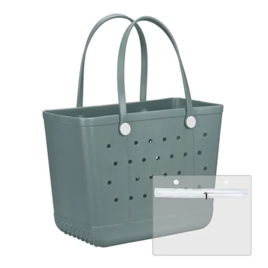 Beach Bag, Waterproof Beach Tote, Rubber XL Tote Bag, Washable and Durable Open Handbag for Boat Pool Sports
Beach Bag, Waterproof Beach Tote, Rubber XL Tote Bag, Washable and Durable Open Handbag for Boat Pool Sports