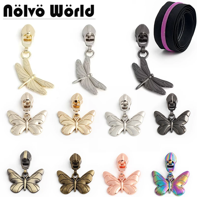 5/10/20Pcs Butterfly shape 5#Zipper Sliders for Nylon Zippers Zip Head Puller Bag Clothes Luggage Repair Kit Sewing Accessories
5/10/20Pcs Butterfly shape 5#Zipper Sliders for Nylon Zippers Zip Head Puller Bag Clothes Luggage Repair Kit Sewing Accessories