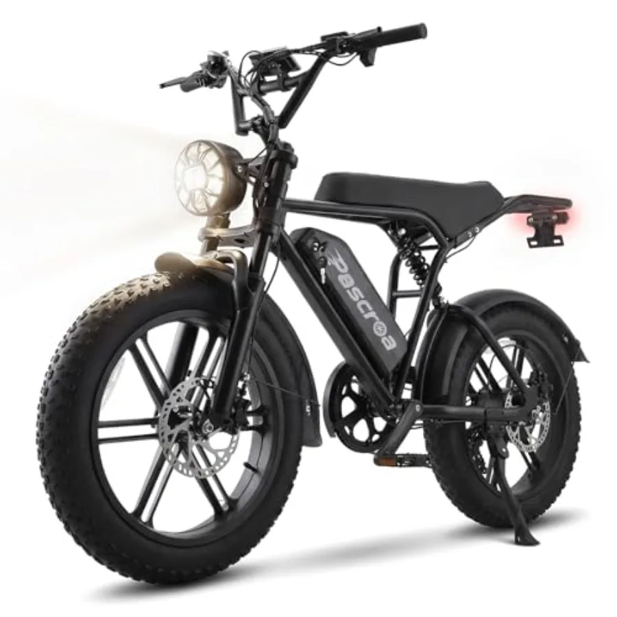 All-Terrain Electric Bike for Adults: 1500W Peak, 20 Fat Tire, Matte Black, UL 2849 Certified with 48V 25AH Battery, 110-Mile R
All-Terrain Electric Bike for Adults: 1500W Peak, 20 Fat Tire, Matte Black, UL 2849 Certified with 48V 25AH Battery, 110-Mile R