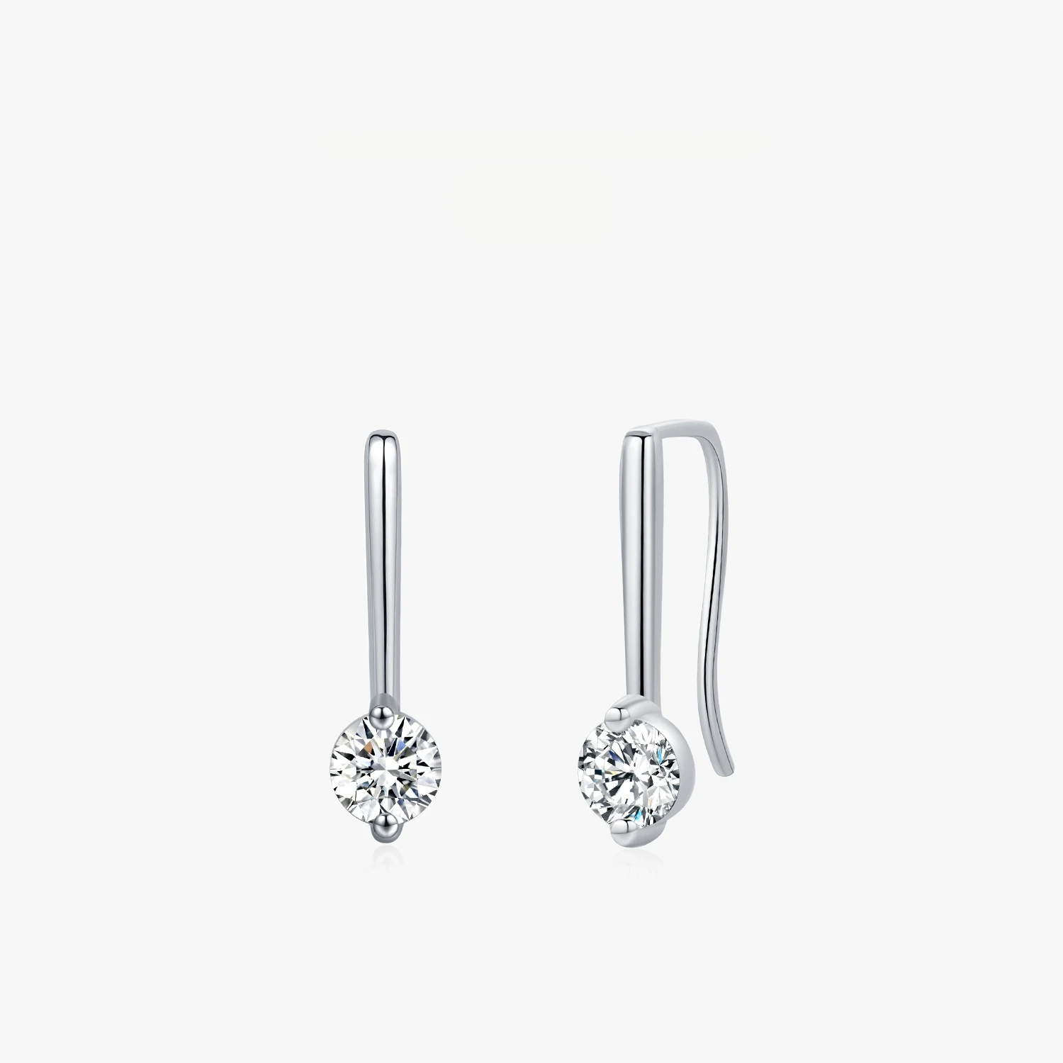 Dawn's Jewel 50 Points Moissanite S925 Silver European And American Chill Style Earrings Beautiful Ear Hook Rhinestone
Dawn's Jewel 50 Points Moissanite S925 Silver European And American Chill Style Earrings Beautiful Ear Hook Rhinestone