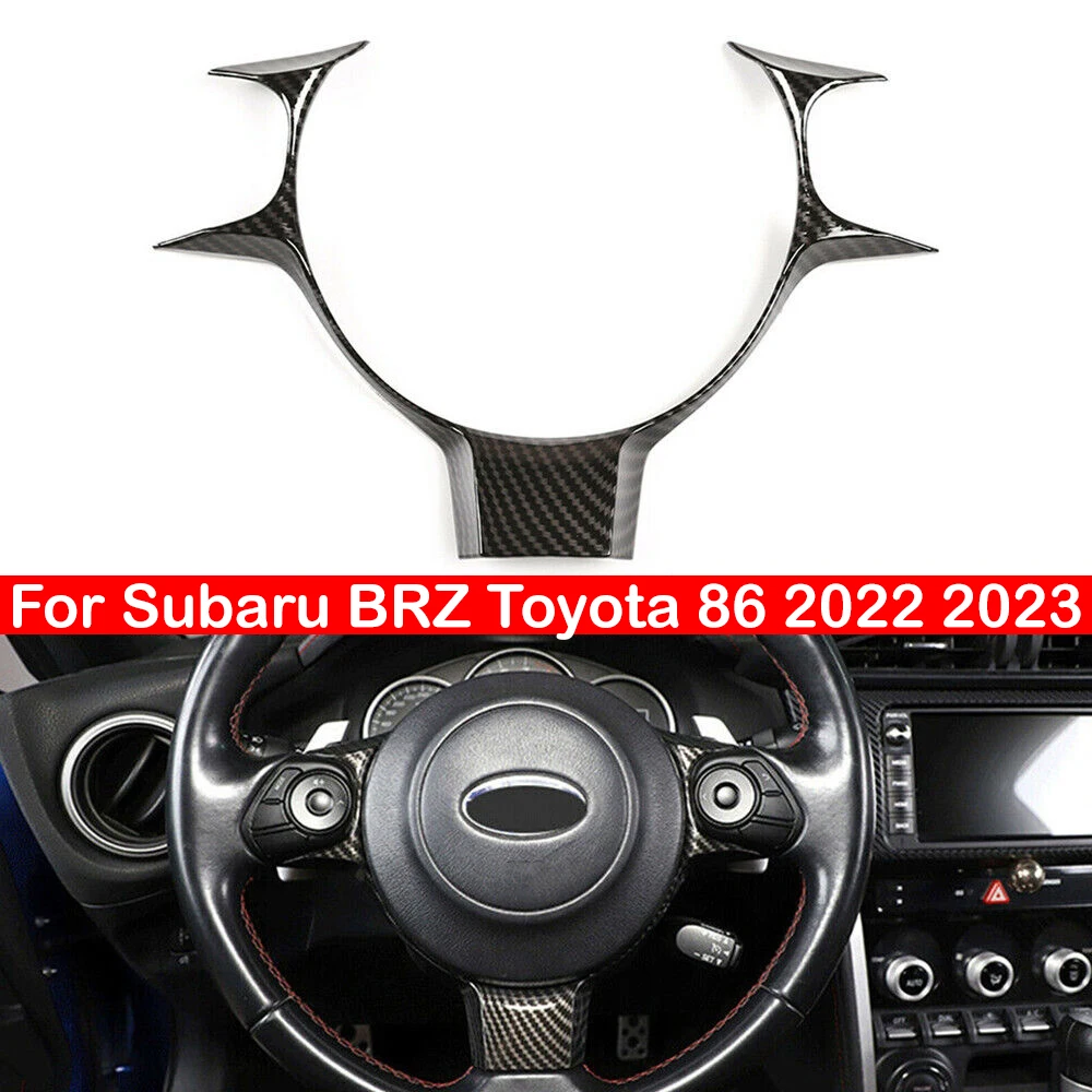 For Subaru BRZ Toyota 86 2022 2023 Real Carbon Fiber Style Interior Car Steering Wheel Cover Trim Frame Sticker Decoration Auto
For Subaru BRZ Toyota 86 2022 2023 Real Carbon Fiber Style Interior Car Steering Wheel Cover Trim Frame Sticker Decoration Auto