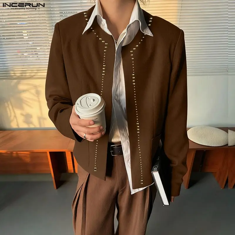 INCERUN Men Jackets Open Stitch Long Sleeve Solid Color Coats Men Streetwear Loose Fashion Casual Male Outerwear Jackets S-5XL
INCERUN Men Jackets Open Stitch Long Sleeve Solid Color Coats Men Streetwear Loose Fashion Casual Male Outerwear Jackets S-5XL