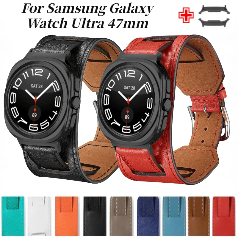 Ремешок кожаный для Samsung Galaxy Watch Ultra 47 мм, удобный браслет премиум-класса для Samsung Galaxy Watch 7 Ultra Correa
Ремешок кожаный для Samsung Galaxy Watch Ultra 47 мм, удобный браслет премиум-класса для Samsung Galaxy Watch 7 Ultra Correa