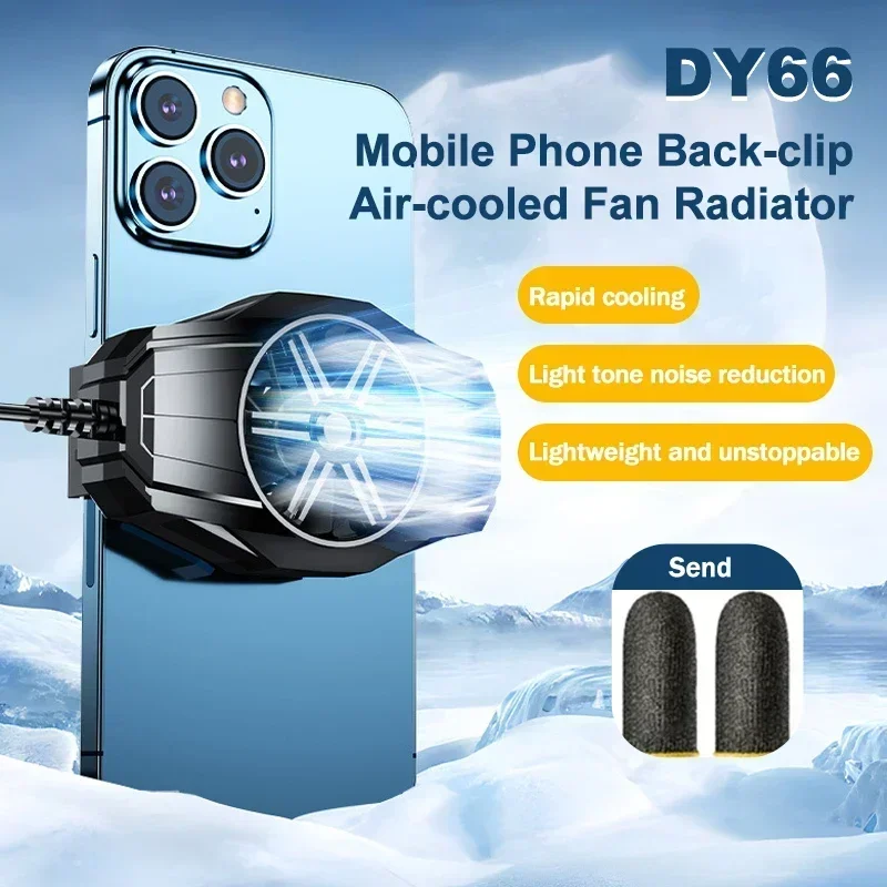 DY66 Back-clip Air-cooled Cooling Fan Compatible with 4-6.7 Inchs Cell Phone for IPhone Samsung Xiaomi Huawei Universal Radiator
DY66 Back-clip Air-cooled Cooling Fan Compatible with 4-6.7 Inchs Cell Phone for IPhone Samsung Xiaomi Huawei Universal Radiator