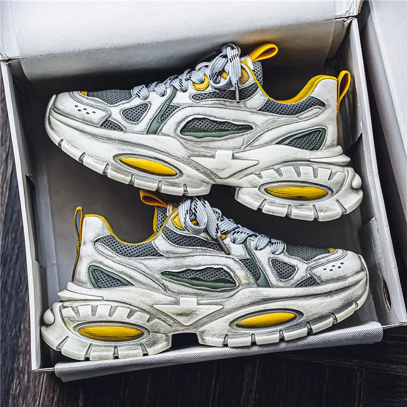 Мужские кроссовки в стиле ретро, летняя повседневная спортивная обувь из тонкой сетки, удобные кроссовки с увеличением роста, 2024
Мужские кроссовки в стиле ретро, летняя повседневная спортивная обувь из тонкой сетки, удобные кроссовки с увеличением роста, 2024