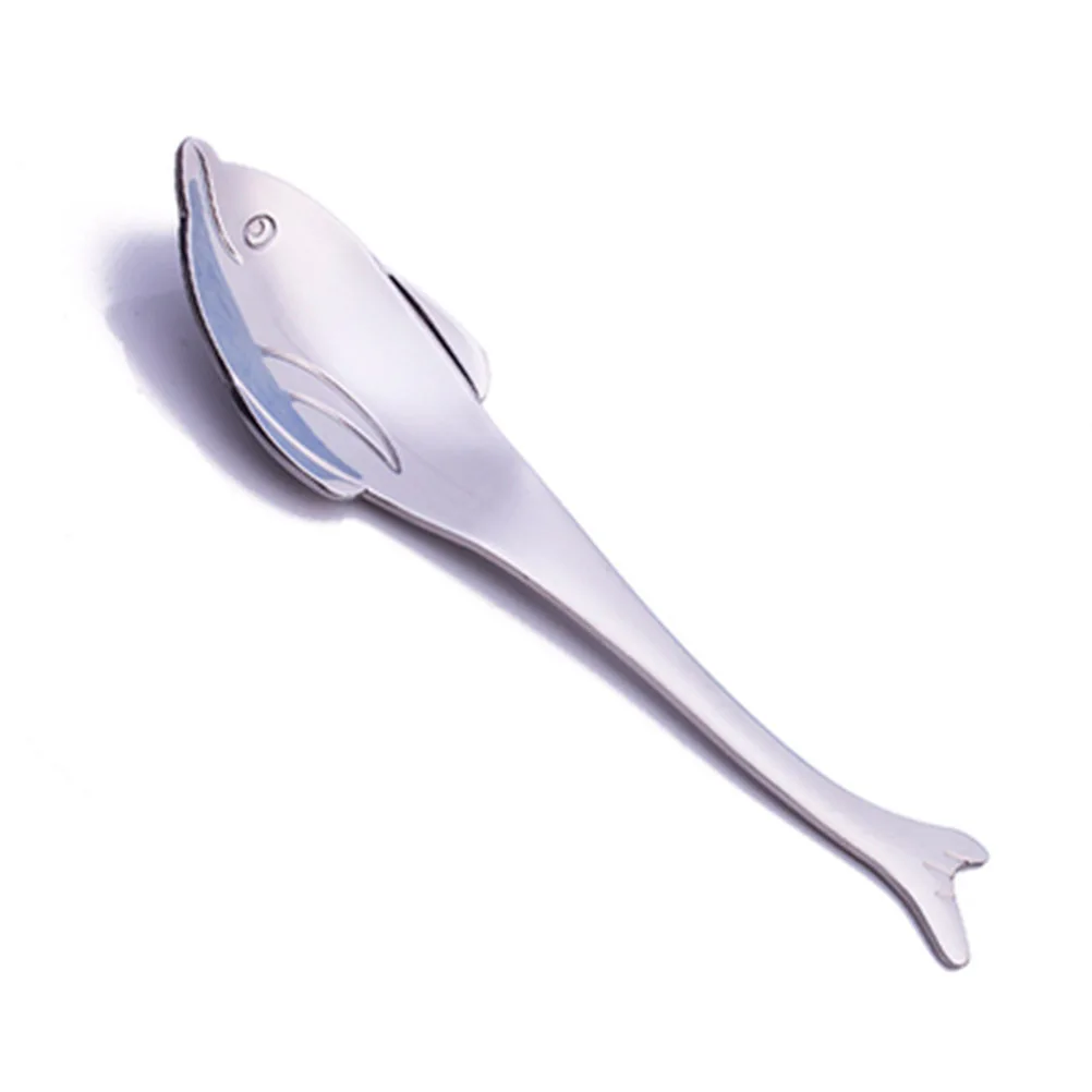 Fashion Dolphin Stirring Spoon Stainless Steel Smooth Edge Tea Scoop for Iced Coffee Lemonade Dessert Mixing Silver
Fashion Dolphin Stirring Spoon Stainless Steel Smooth Edge Tea Scoop for Iced Coffee Lemonade Dessert Mixing Silver