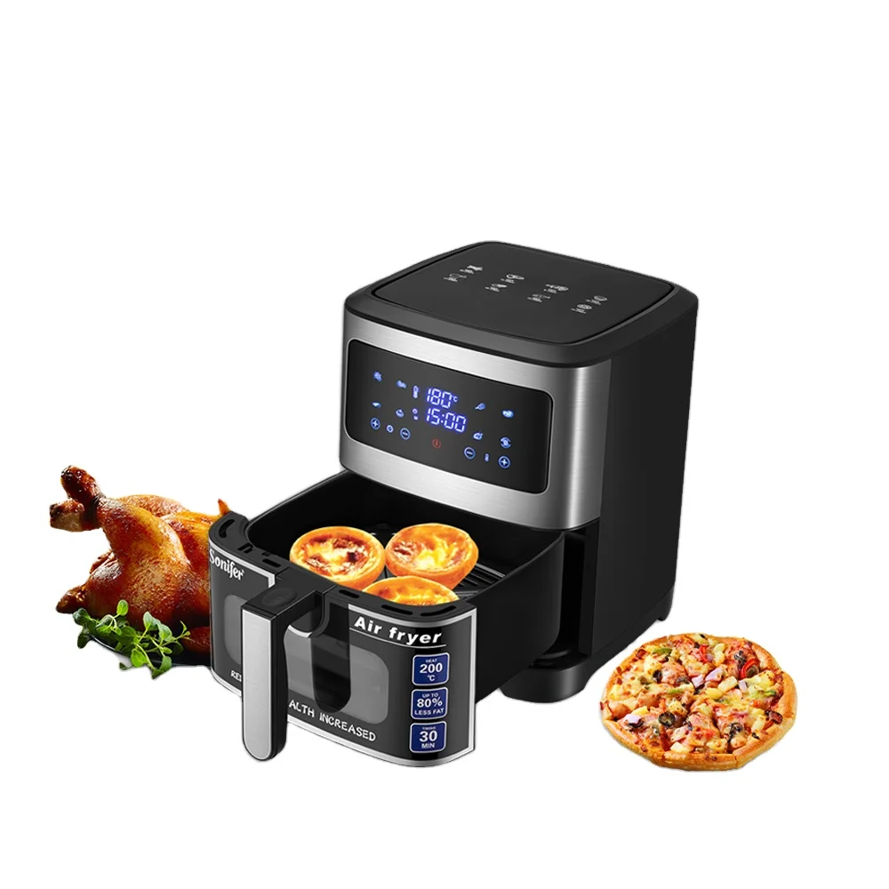 Sonifer SF-1028 New Household 1500w with Window Led Touch Control Screen Electric air Fryer 6.5 Liter
Sonifer SF-1028 New Household 1500w with Window Led Touch Control Screen Electric air Fryer 6.5 Liter