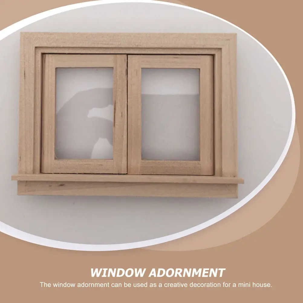 Миниатюрное декоративное деревянное окно для детей: креативный аксессуар для миниатюрного домика, милое окно для детского творчества (DIY)
Миниатюрное декоративное деревянное окно для детей: креативный аксессуар для миниатюрного домика, милое окно для детского творчества (DIY)