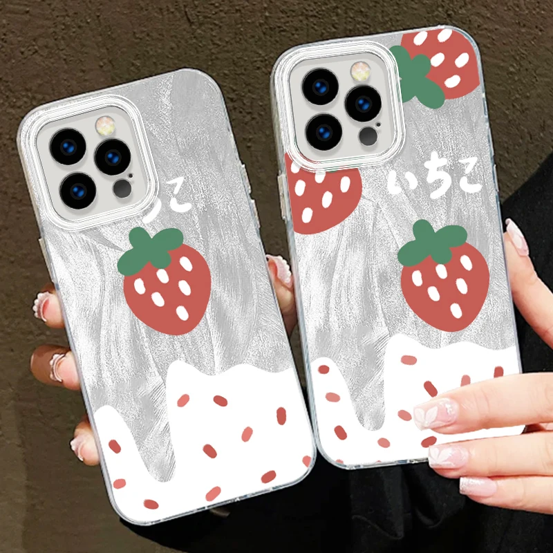 Cute Strawberry Red Sweet For iPhone 15 14 13 12 11 XS X XR 8 7 Pro Max Plus Feather Yarn TPU Phone Case
Cute Strawberry Red Sweet For iPhone 15 14 13 12 11 XS X XR 8 7 Pro Max Plus Feather Yarn TPU Phone Case