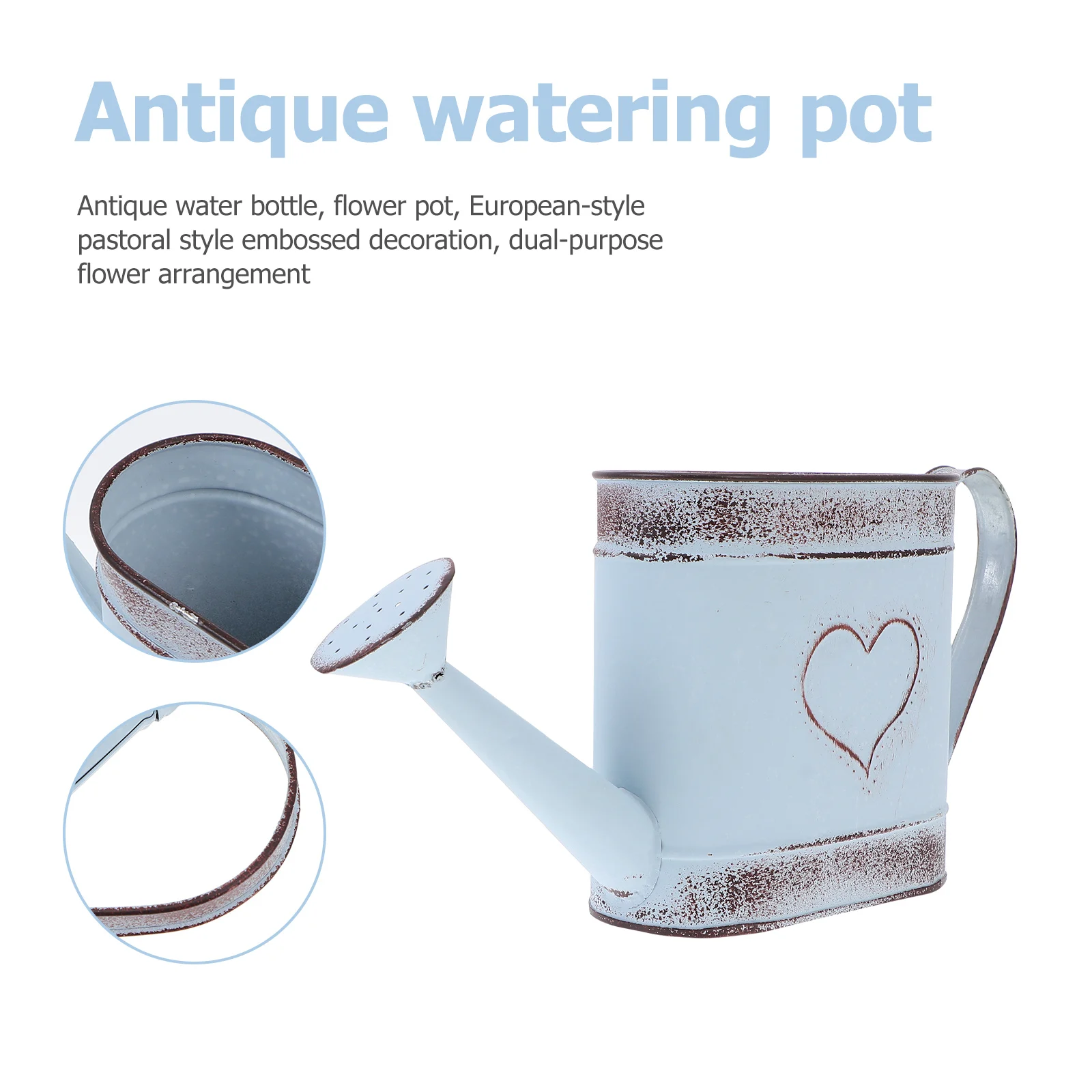 Iron Watering Can Vintage Home Gardening Balcony Vegetable Garden Rustic Warm Durable Flower Bucket Plants Vases
Iron Watering Can Vintage Home Gardening Balcony Vegetable Garden Rustic Warm Durable Flower Bucket Plants Vases