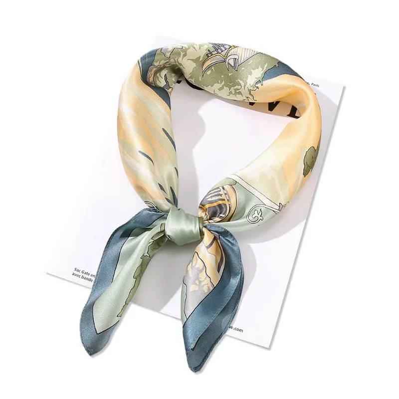 Vintage Style 100% Mulberry Silk Scarf Women 68x68cm Soft Satin Bandana With Chinese Pavilion Print For Daily Wear And Gift
Vintage Style 100% Mulberry Silk Scarf Women 68x68cm Soft Satin Bandana With Chinese Pavilion Print For Daily Wear And Gift