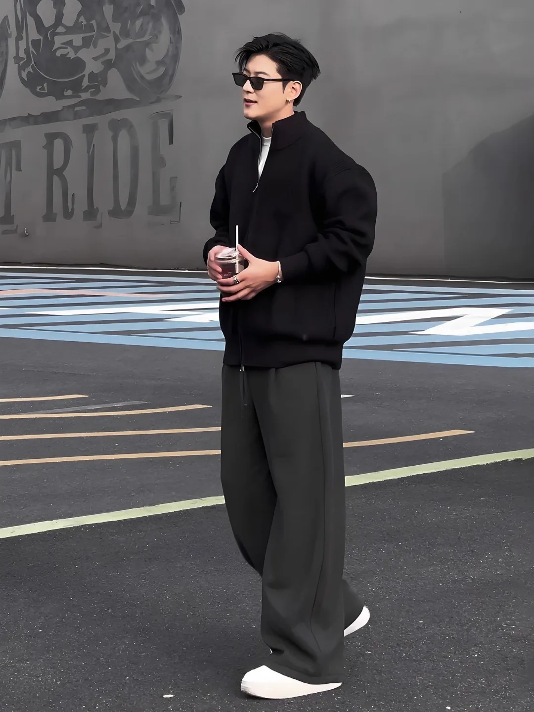 Bla Stand Collar Open Cardigan Knitted Sweater Men's Winter Lazy Sle Double Zipper Jaet American Cleanfit Knitwear
Bla Stand Collar Open Cardigan Knitted Sweater Men's Winter Lazy Sle Double Zipper Jaet American Cleanfit Knitwear