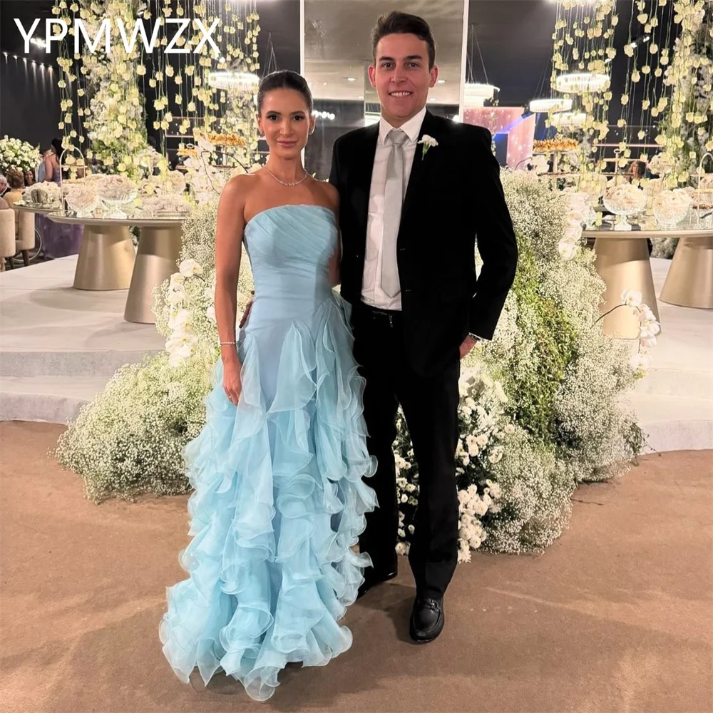 Customized Evening Dress Formal Party Occasion Prom Gown YPMWZX Strapless A-line Floor Length Skirts Bespoke Dresses Wo
Customized Evening Dress Formal Party Occasion Prom Gown YPMWZX Strapless A-line Floor Length Skirts Bespoke Dresses Wo