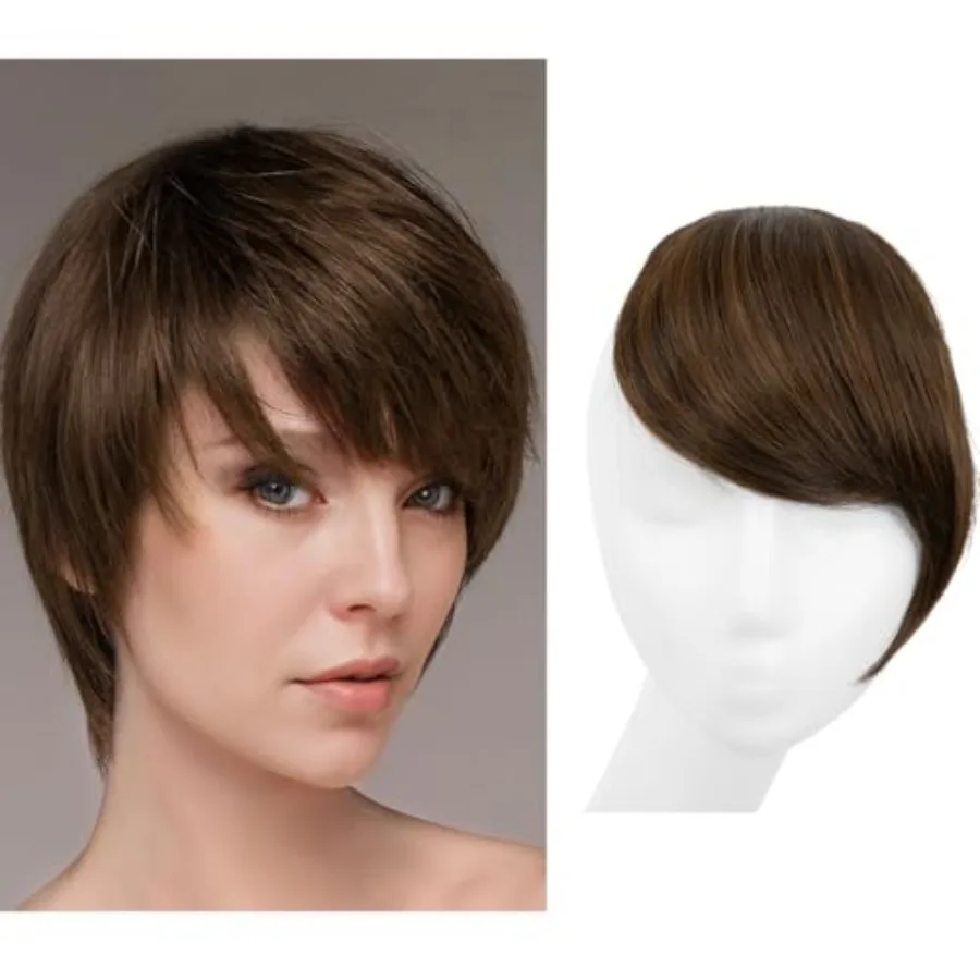 Clip in Side Bangs Extension Straight Synthetic Fake Bangs One Piece for Women Chocolate
Clip in Side Bangs Extension Straight Synthetic Fake Bangs One Piece for Women Chocolate
