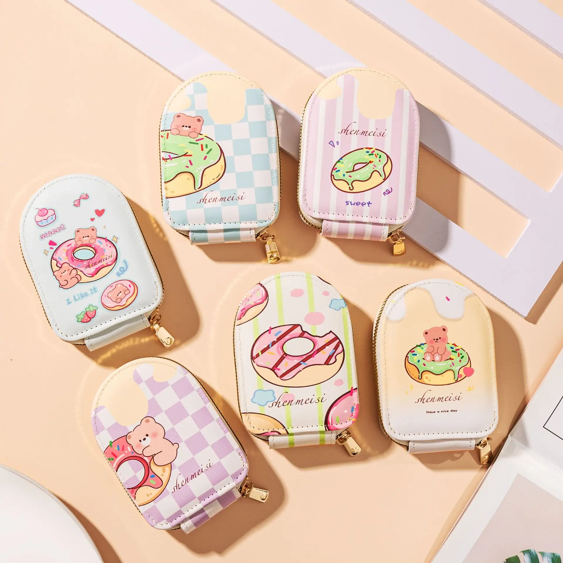 Cartoon Doughnut Card Holder Sweet Multi-card Pu Leather Card Bag Wallet Bank Card Storage Bag Coin Purse Girls
Cartoon Doughnut Card Holder Sweet Multi-card Pu Leather Card Bag Wallet Bank Card Storage Bag Coin Purse Girls