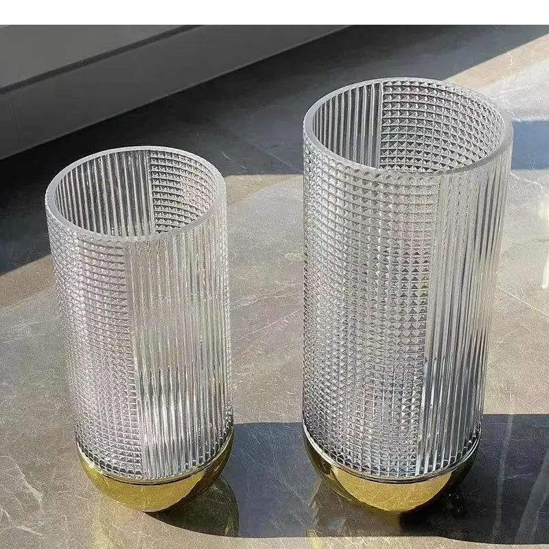 Golden Base Relief Glass Vase Hydroponics Flower Pots Decorative Arrangement Desk Decoration Floral Vases Modern Decor
Golden Base Relief Glass Vase Hydroponics Flower Pots Decorative Arrangement Desk Decoration Floral Vases Modern Decor