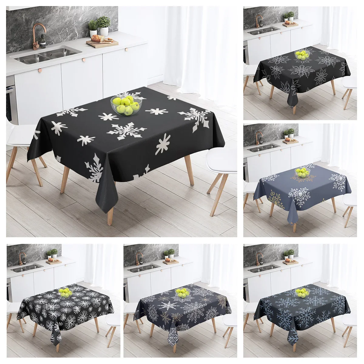 Home tablecloths dining decoration rectangular table accessories waterproof cloth Anti-stain Modern simple boho snowflakes
Home tablecloths dining decoration rectangular table accessories waterproof cloth Anti-stain Modern simple boho snowflakes