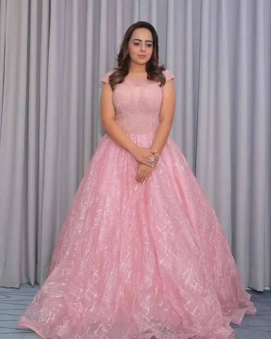 Customized High Quality Organza Sequined Lace Evening Dresses Delicate Crew neck Party Dress Custom Size Special Occas
Customized High Quality Organza Sequined Lace Evening Dresses Delicate Crew neck Party Dress Custom Size Special Occas